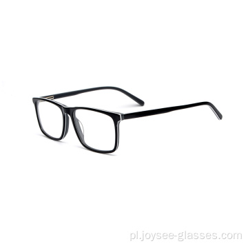 Unisex Wysokiej jakości cienkie okulary octanowe ramy optyczne